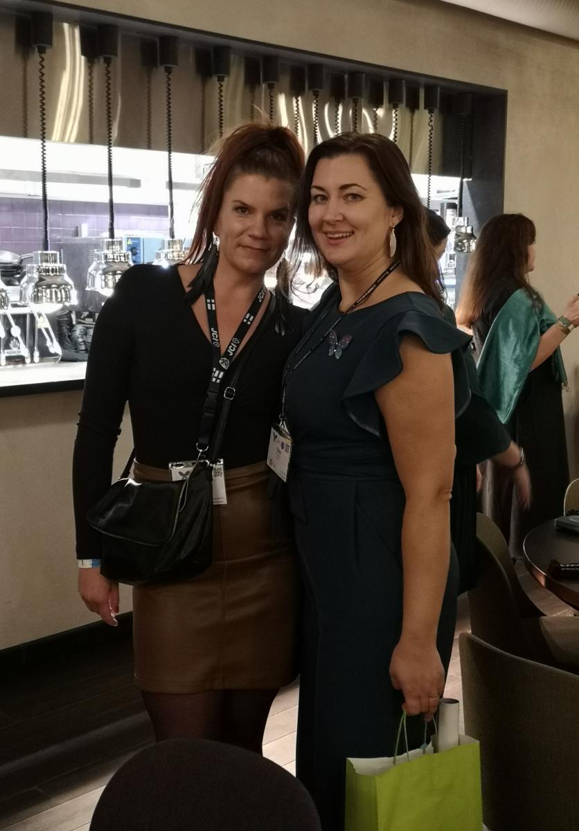 Our IND Pirita Falck and JCI Toompeas Triin Urp